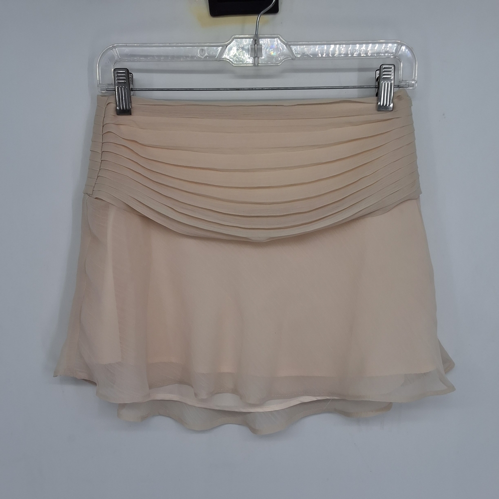 Chic Blush Cream Xs Mini Skirt